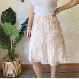 NWT Nic + Zoe Batiste Flirt Skirt Light Pink Size 12